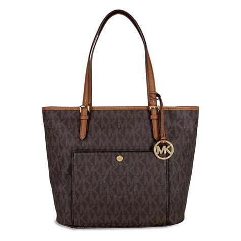 michael kors jet set top zip snap pocket tote|Jet Set Large Leather Pocket Tote Bag .